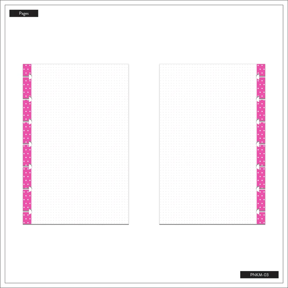Happy Planner Think Happy Dot Grid Mini Notebook Kit carnet pointillé