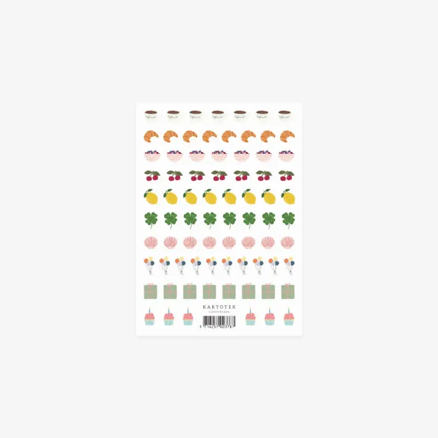 Kartotek Mini Favorite Icons stickers agenda