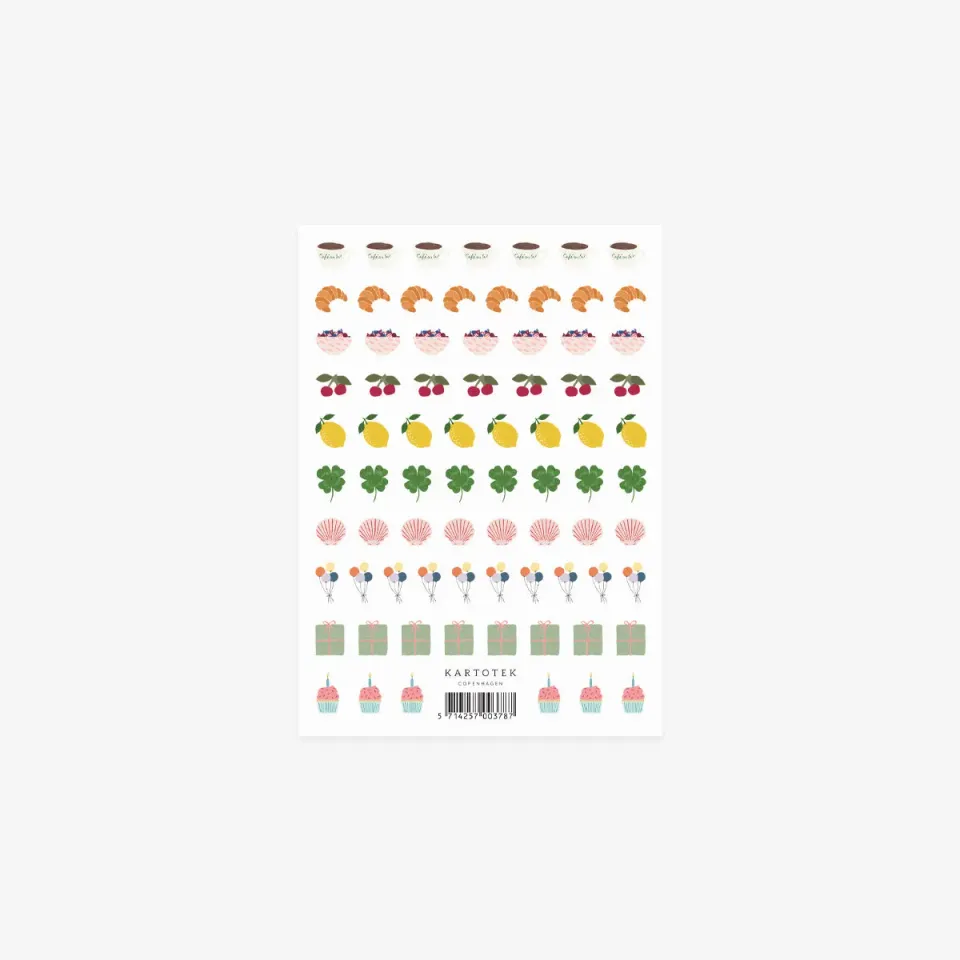 Kartotek Mini Favorite Icons stickers agenda