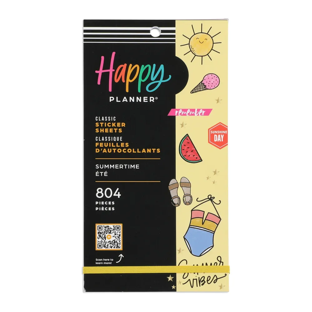 Happy Planner Summertime stickers été 804 pièces