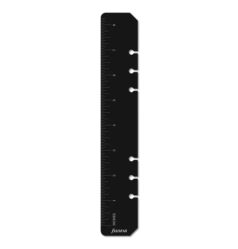 Filofax Classic marque-page règle A5 noir rigide