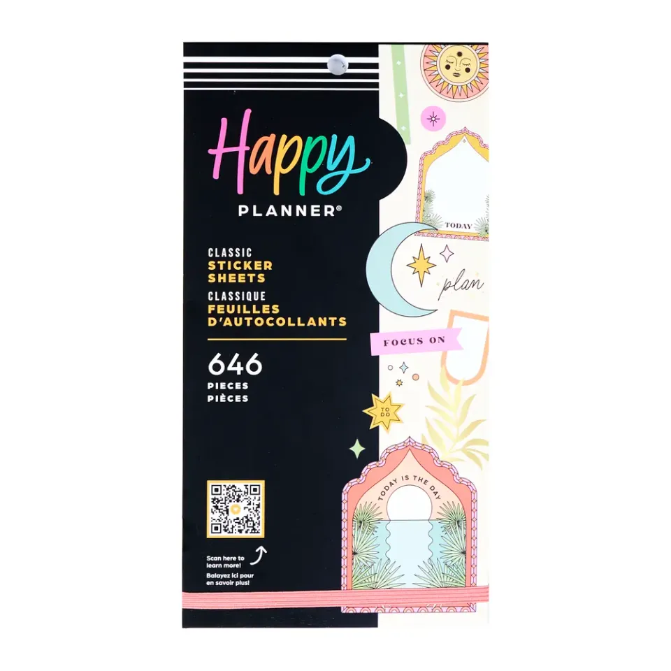 Happy Planner Desert Mystic stickers décoratifs 646 pièces