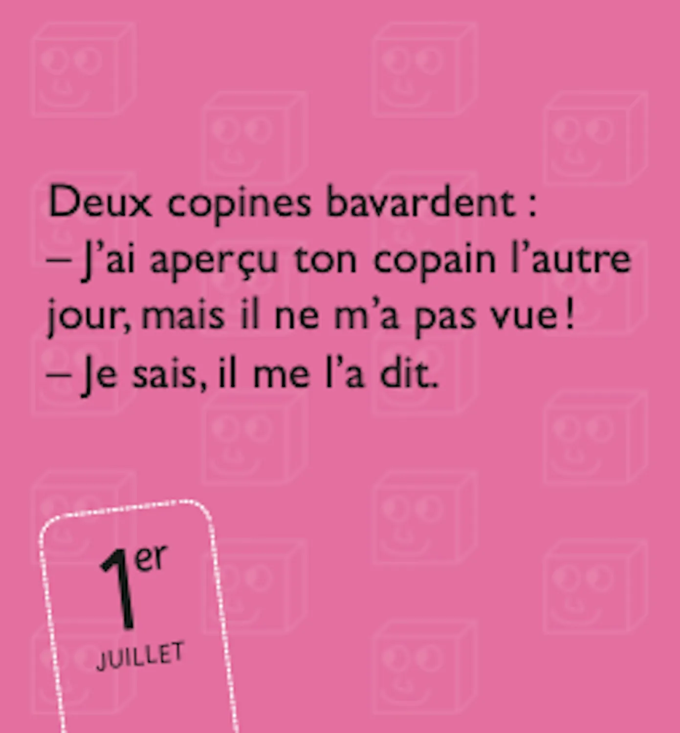 Frigobloc Mini 365 blagues poilantes mini calendrier enfant