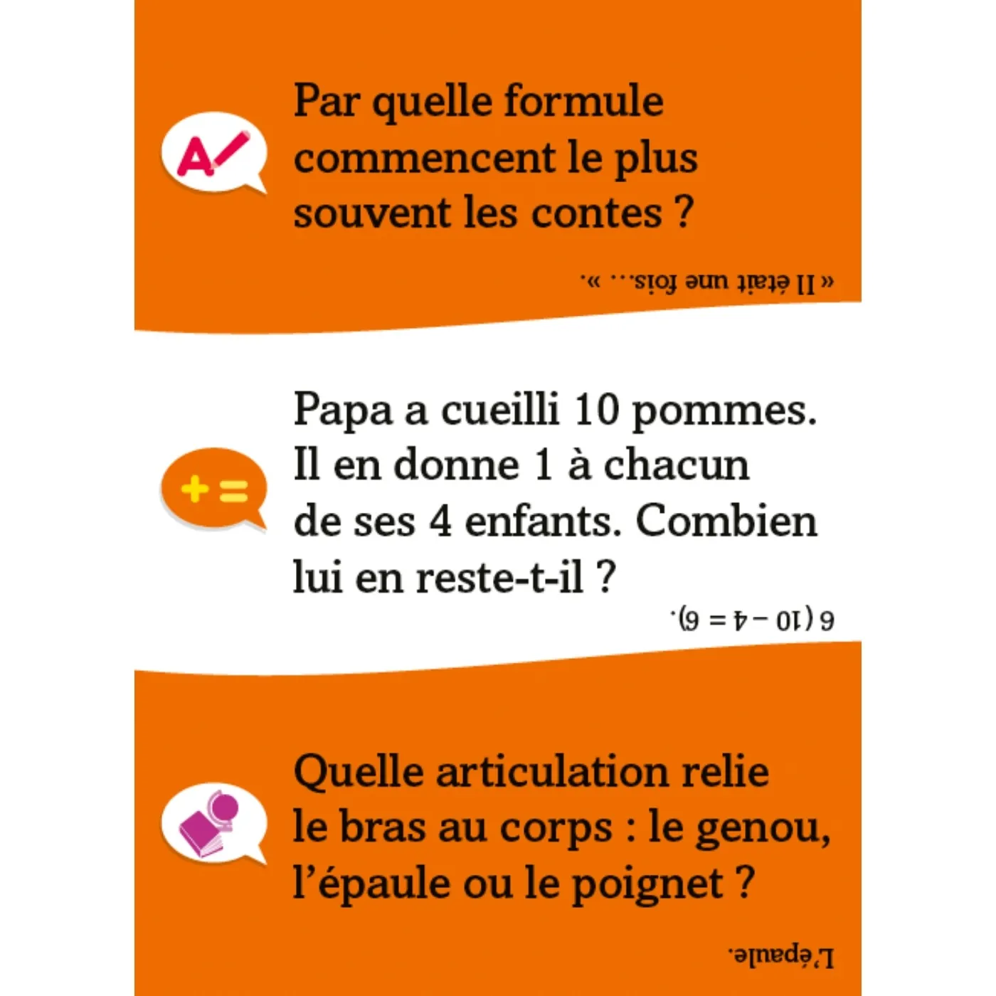 Frigobloc Incollables Famille boîte quiz enfants vs parents 540 quiz