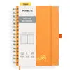 Poprun WH145D bullet journal orange pointillé