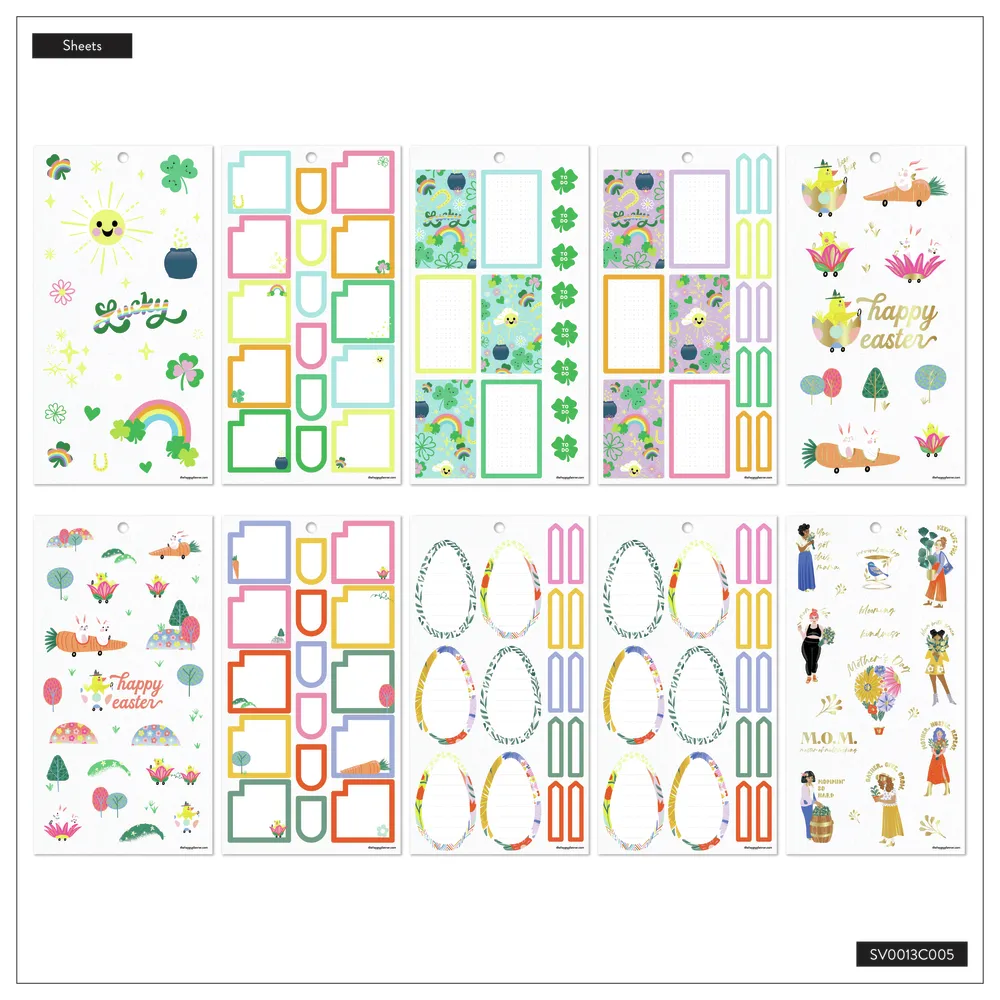 Me & my big ideas Spring Sensations stickers value pack 687