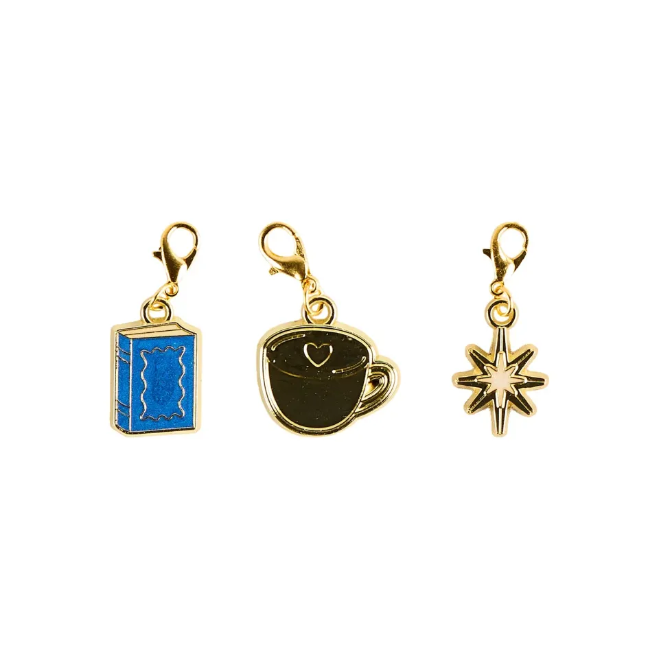 Happy Planner Chapter Charm breloques folio lot de 3 doré