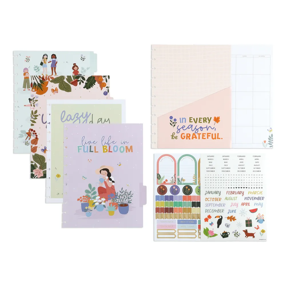 Happy Planner Squad Goals Big recharge agenda vertical 4 mois