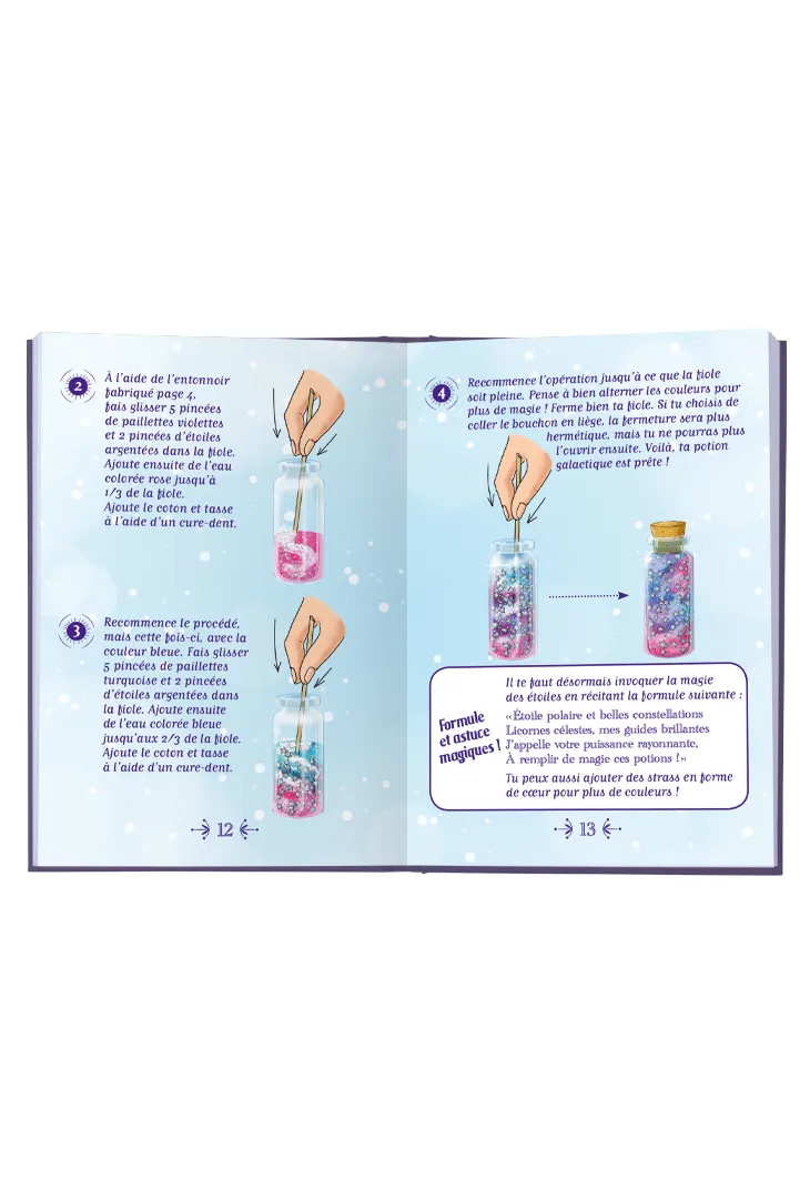 Frigobloc Licornes de rêve fioles magiques coffret