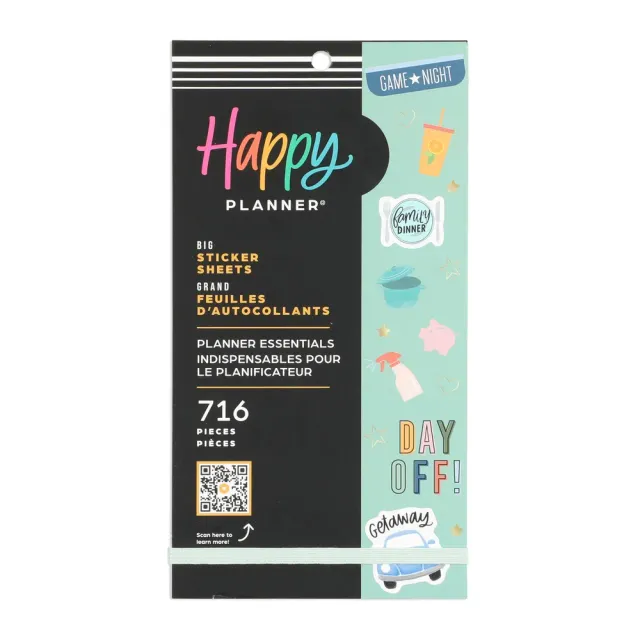 Happy Planner Essentials Value Pack stickers Big 716 foil