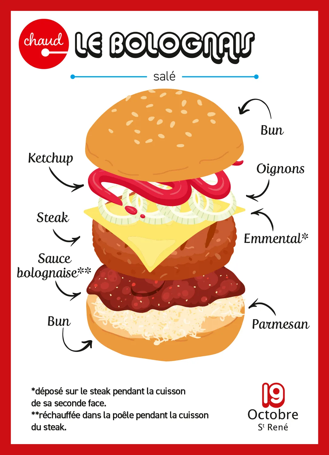 Frigobloc Sandwichs Burgers & Cie 365 jours calendrier à bloc