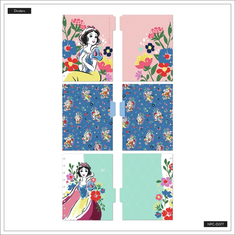 Happy Planner Disney Snow White carnet Classic pointillé 60