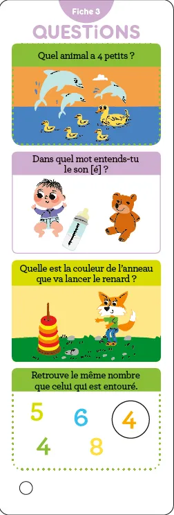 Frigobloc Incollables 150 quiz moyenne à grande section maternelle