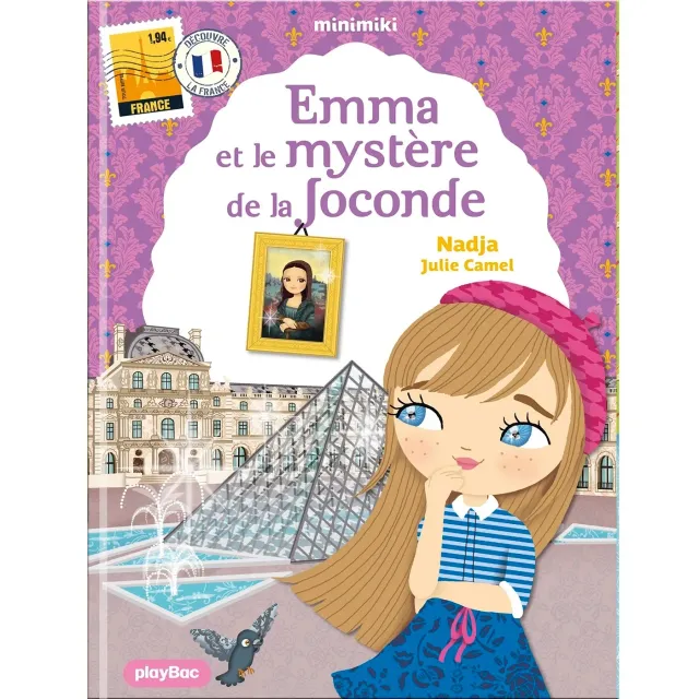 Frigobloc Minimiki Emma Mystère de la Joconde roman dès 6 ans