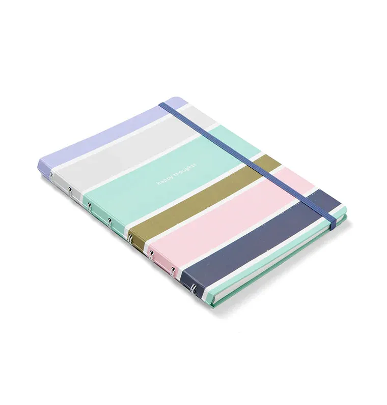Filofax Good Vibes Notebook A5 rayures rechargeable