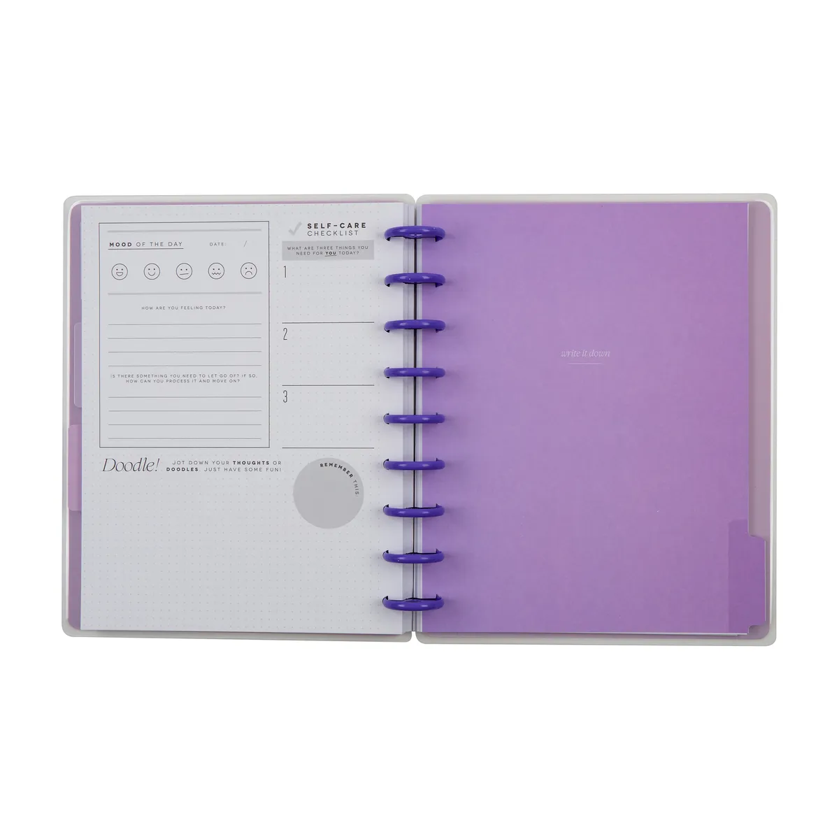 Happy Planner Reflect & Grow journal guidé classic 80 feuilles