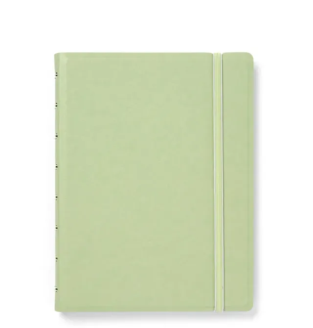 Filofax Classic Pastels Notebook A5 carnet sauge rechargeable