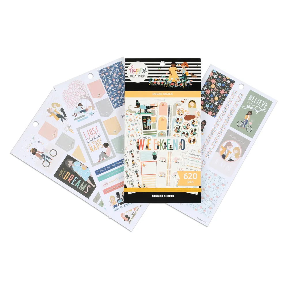 Me & my big ideas Squad Goals bundle pochette stickers Classic