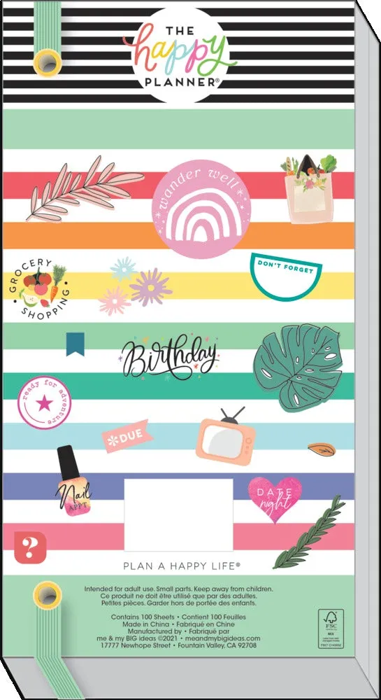 Happy Planner Mega Value Pack stickers 100 feuilles 2172 pièces