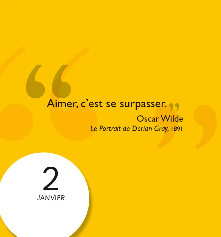 Frigobloc 365 mots d'Amour mini calendrier citations tendres