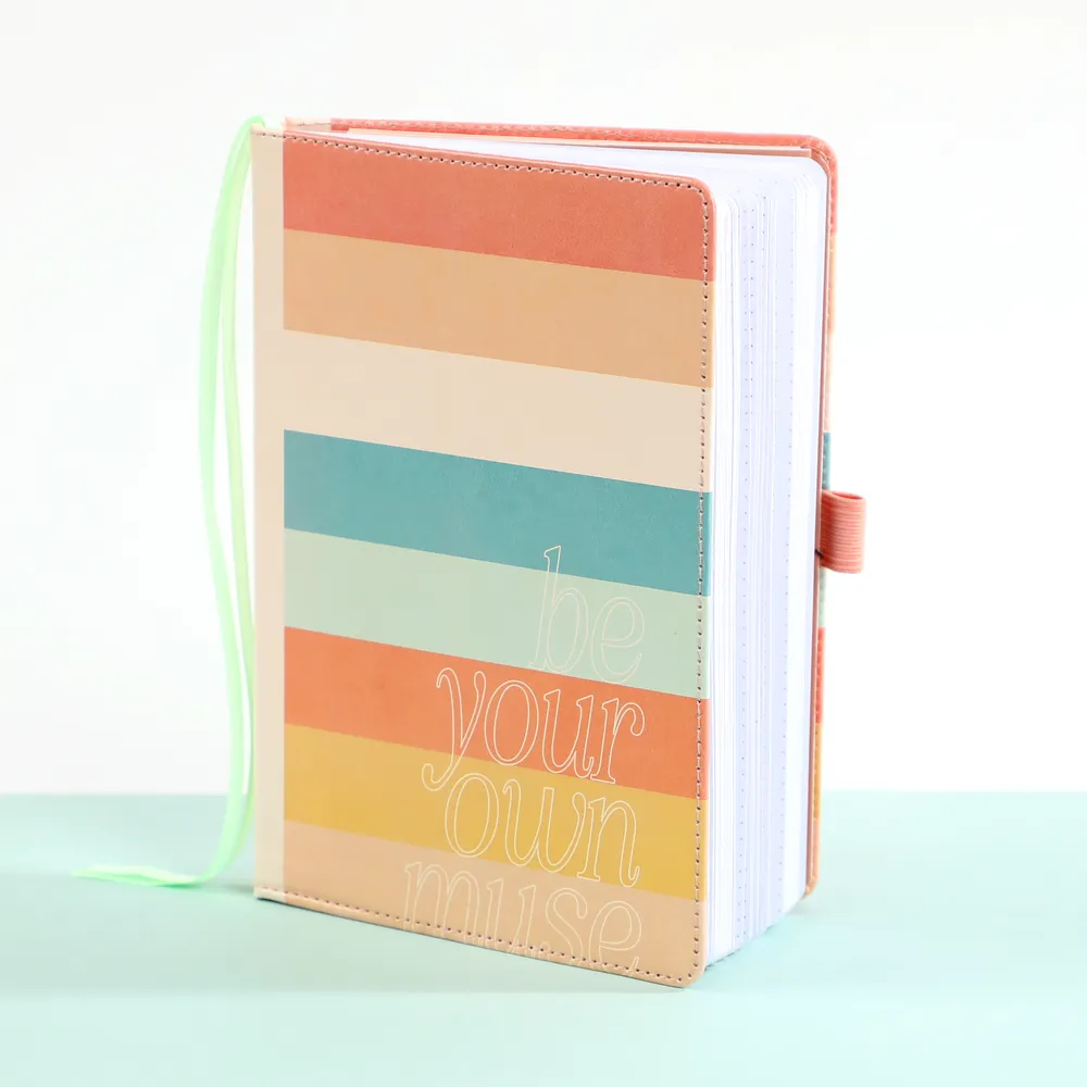 Happy Planner Sunset Stripe journal pointille 80 feuilles papier epais