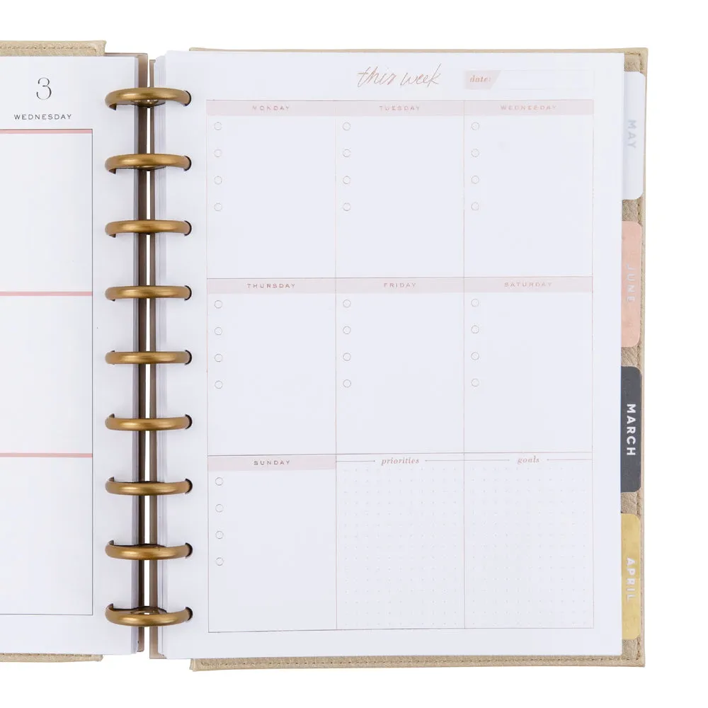 Happy Planner Minimalist recharge Classic 24 fiches planning hebdo