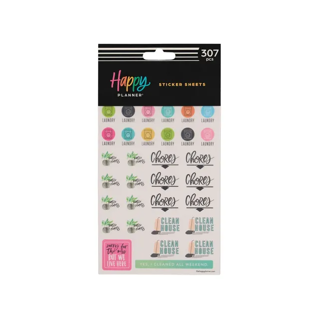 Happy Planner Everyday stickers 10 planches tâches