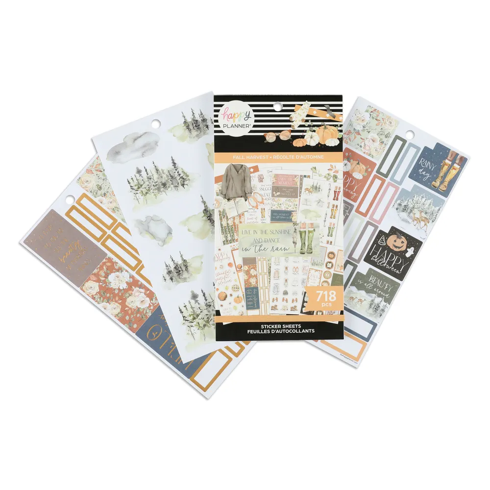 Happy Planner stickers Fall Harvest 718 autocollants
