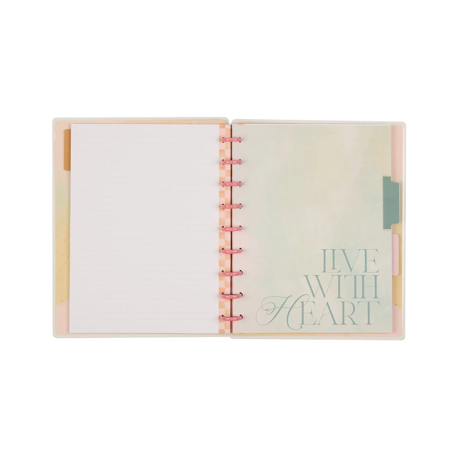 Happy Planner Textured Canvas carnet pointillé ligné classic 60