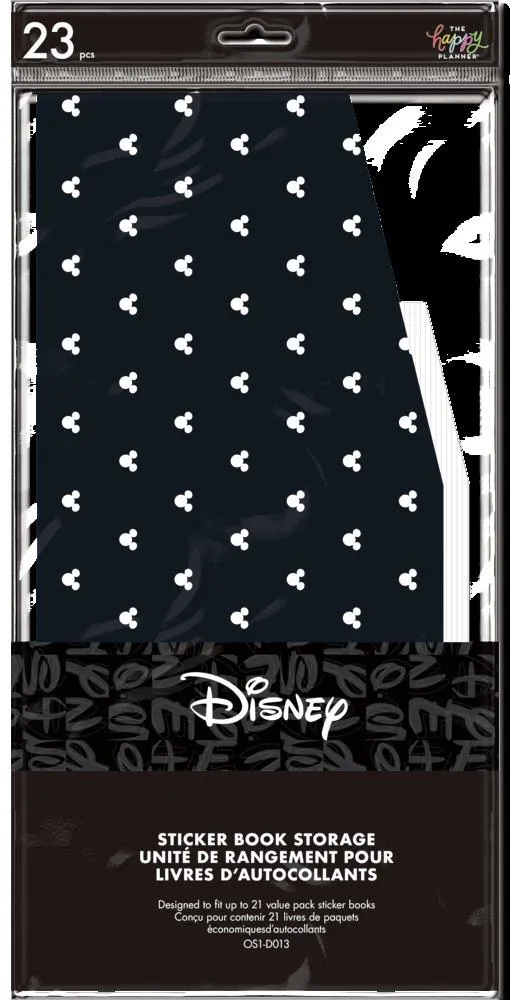 Happy Planner Disney Mickey Minnie boîte rangement stickers