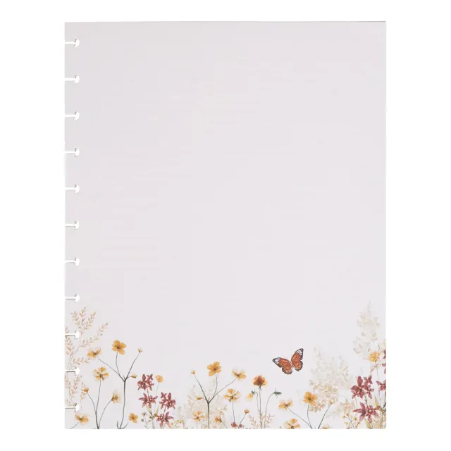Happy Planner Wild Fields recharge papier Big 40 feuilles
