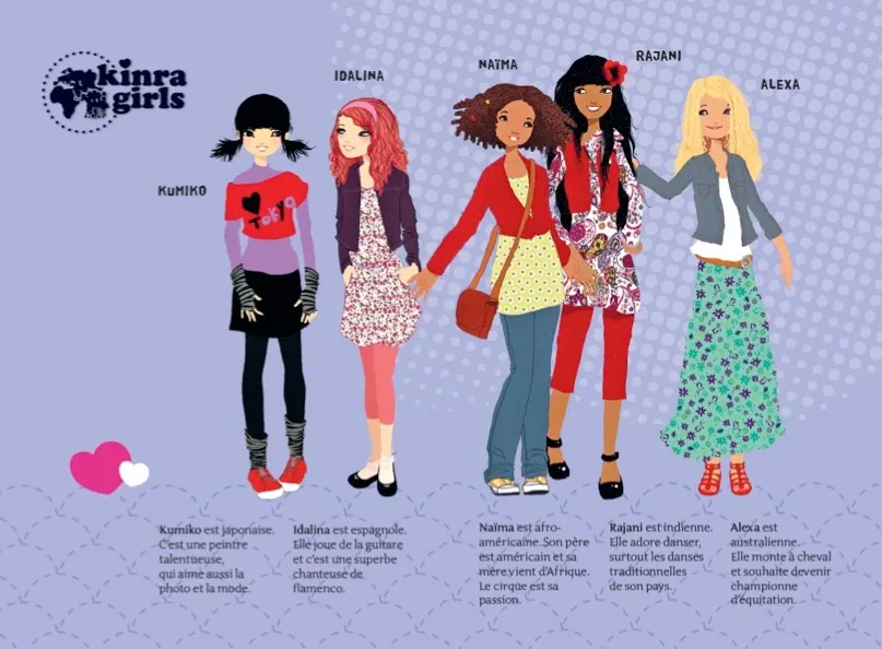 Frigobloc Kinra Girls La rencontre hors-série livre 40 jeux