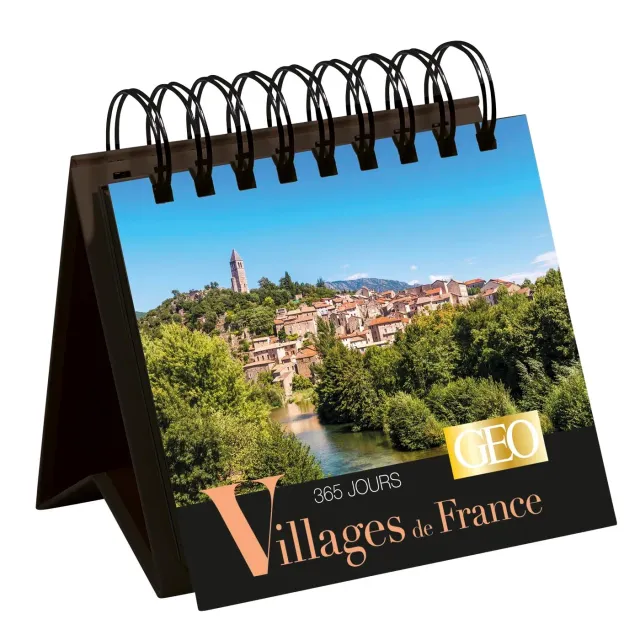 Géo calendrier 365 jours Villages de France chevalet