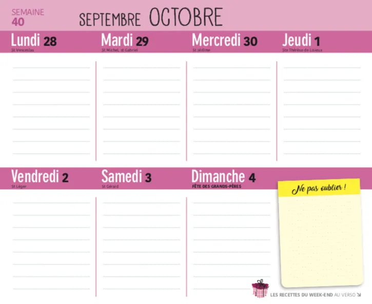 Frigobloc Chats 2021 calendrier familial aimanté 16 mois