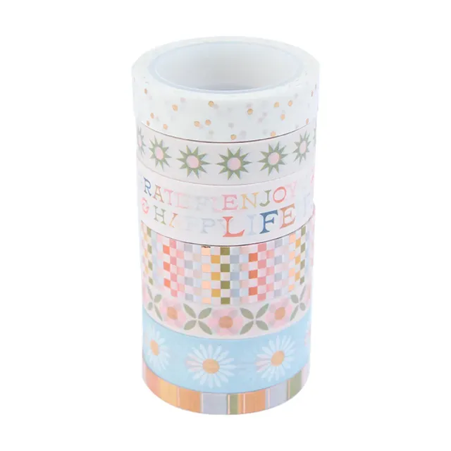 Happy Planner Simple Joys washi tape 7 rouleaux floral