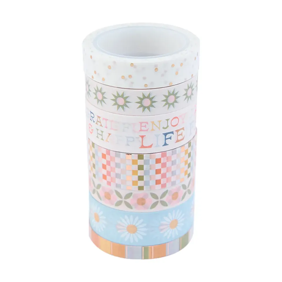 Happy Planner Simple Joys washi tape 7 rouleaux floral
