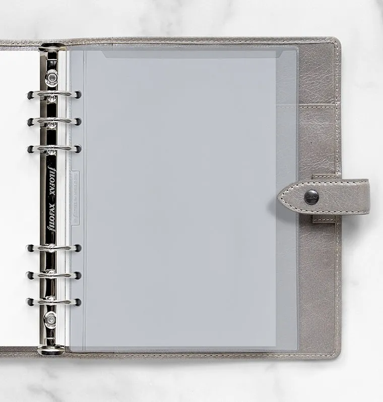 Filofax pochette transparente A5 ouverture haute