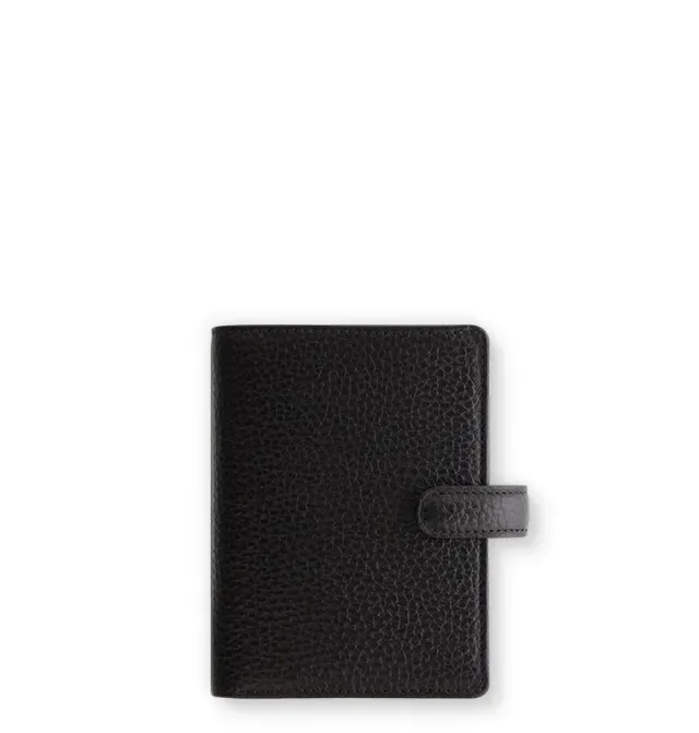 Filofax Finsbury Mini organiseur cuir noir bicolore