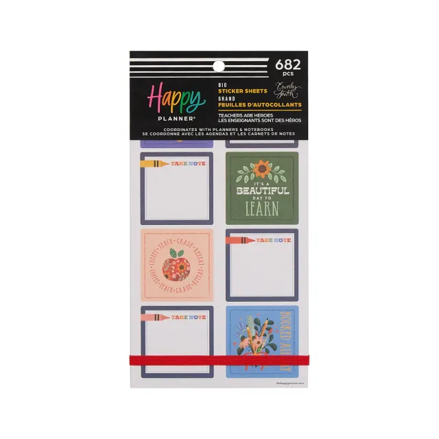 Me & my big ideas Teachers Are Heroes Value Pack Big stickers 682 colorés