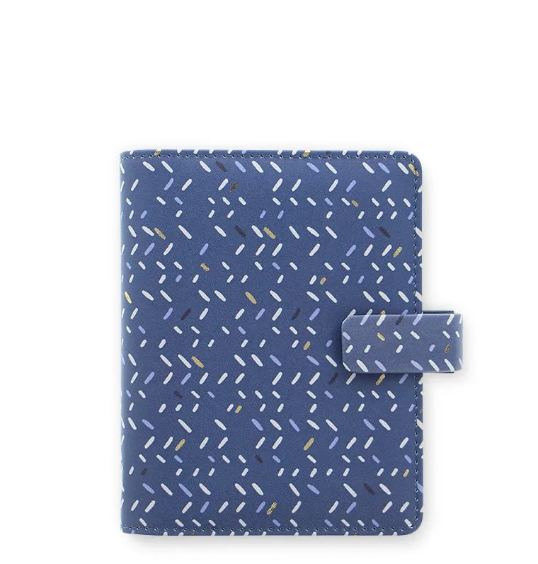 Filofax Indigo Pocket organiseur à anneaux simili cuir