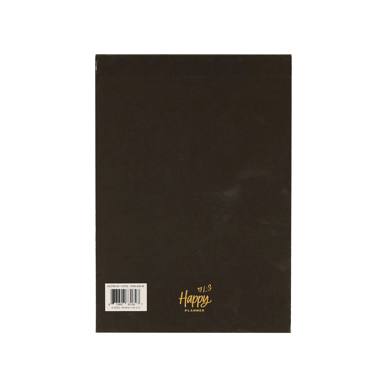Happy Planner Love L+S bloc-notes Classic ligné 52 pages doré