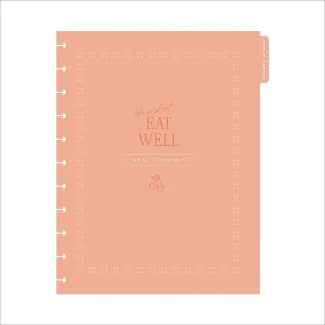 Happy Planner Meal Planning Big recharge agenda 6 mois menus