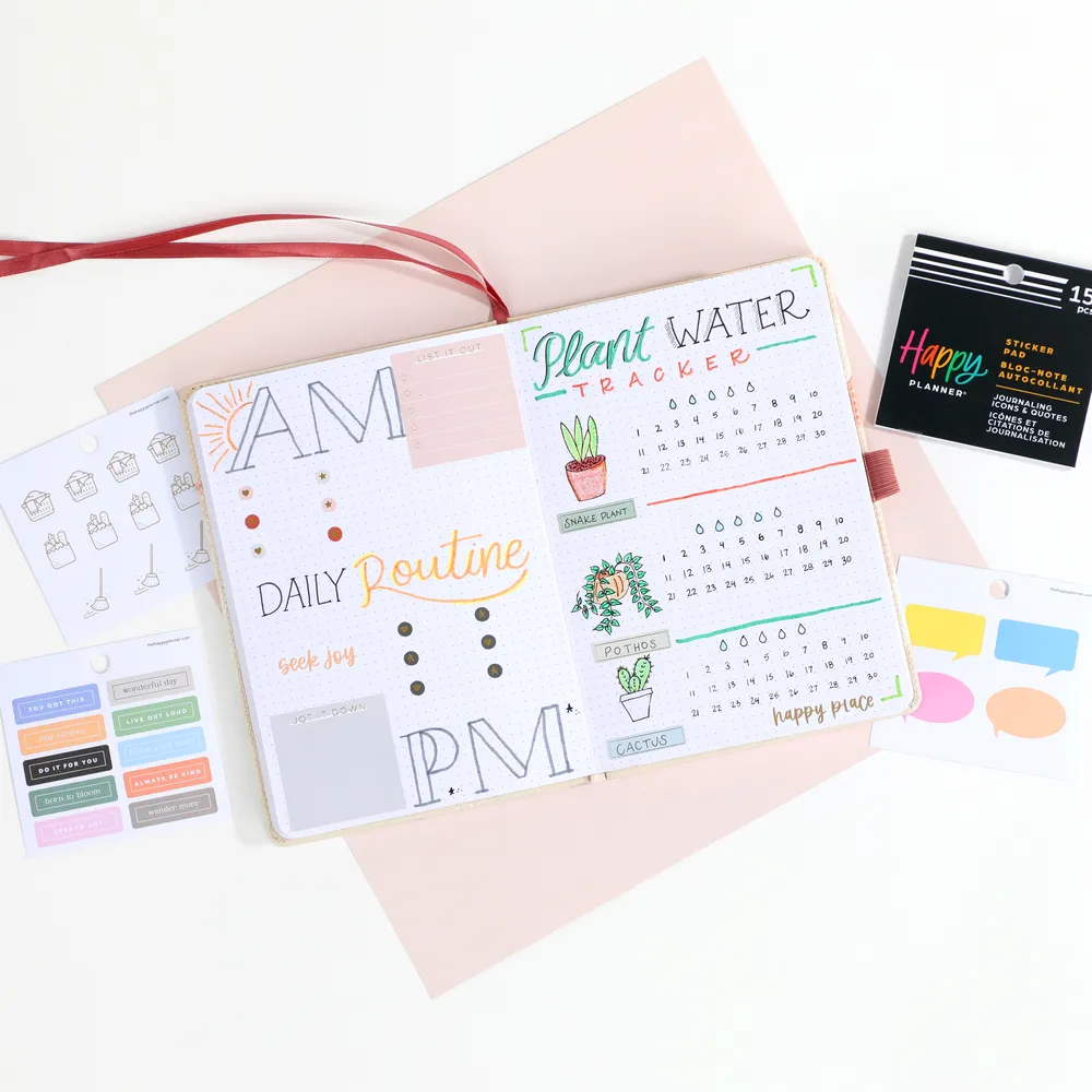 Happy Planner Journaling Icons Quotes mini stickers 157 citations