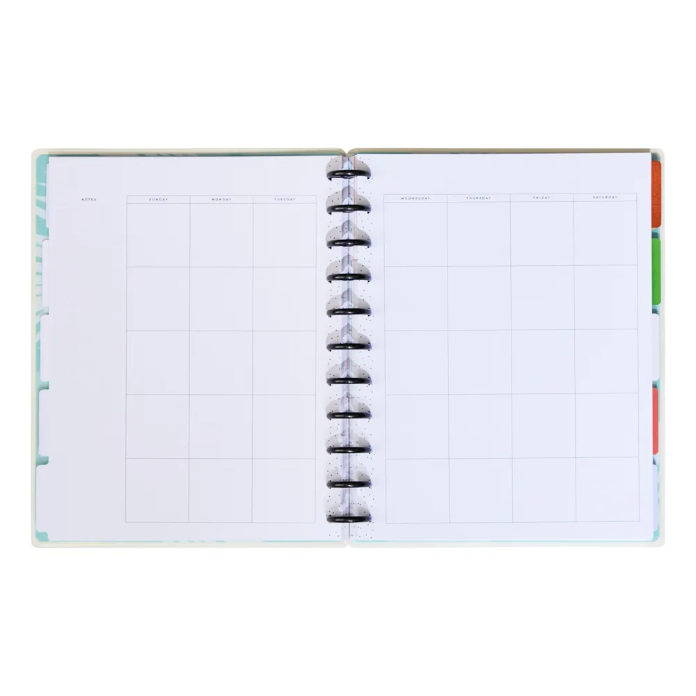 Happy Planner Bold Botanical agenda Big dashboard non daté