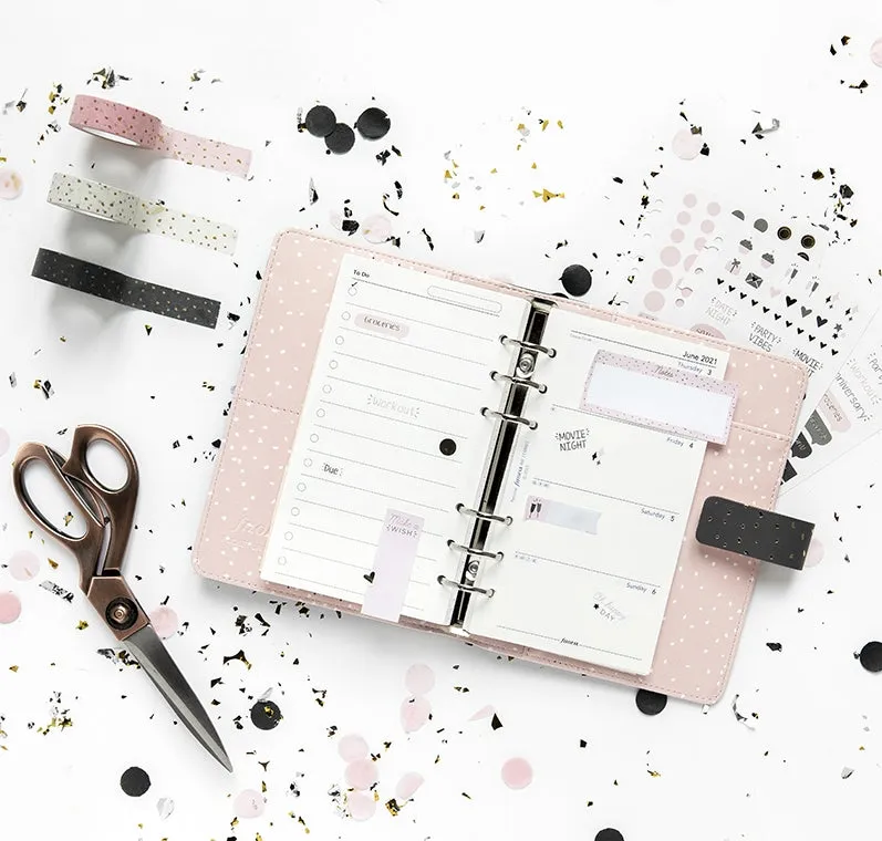 Filofax Confetti stickers agenda A5 Personal repositionnables