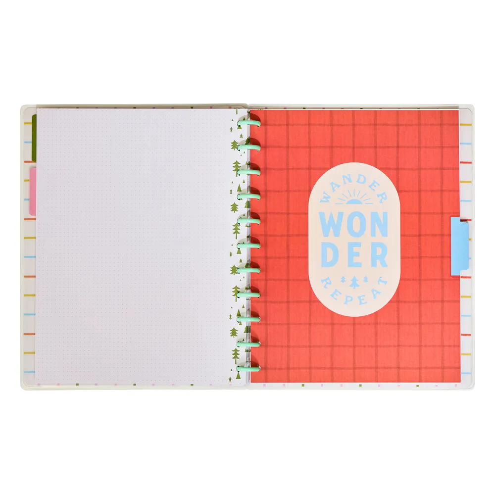 Happy Planner Camp Nostalgia Big carnet pointillé 60 feuilles