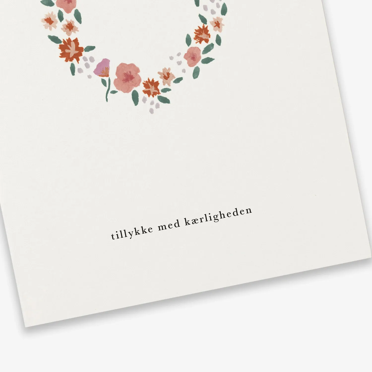Kartotek Kærlighedskrans carte mariage amour