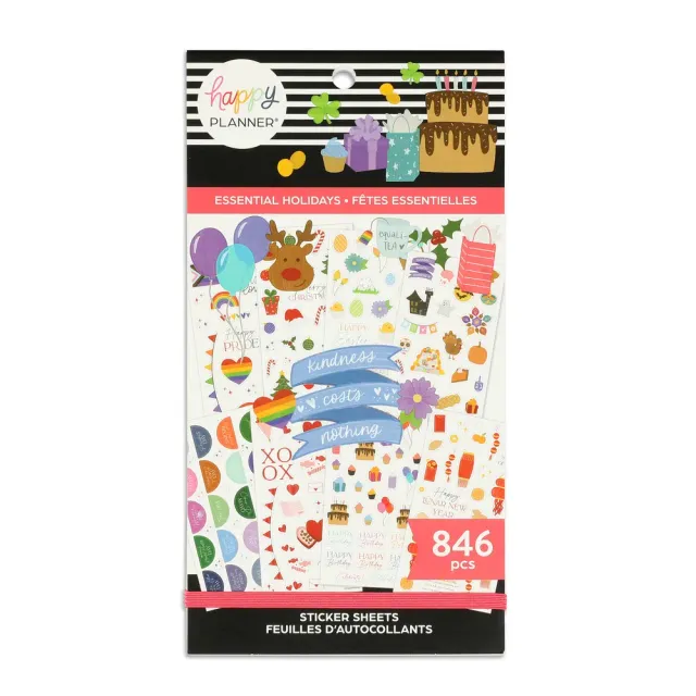 Happy Planner Essential Holidays stickers 30 pages 513