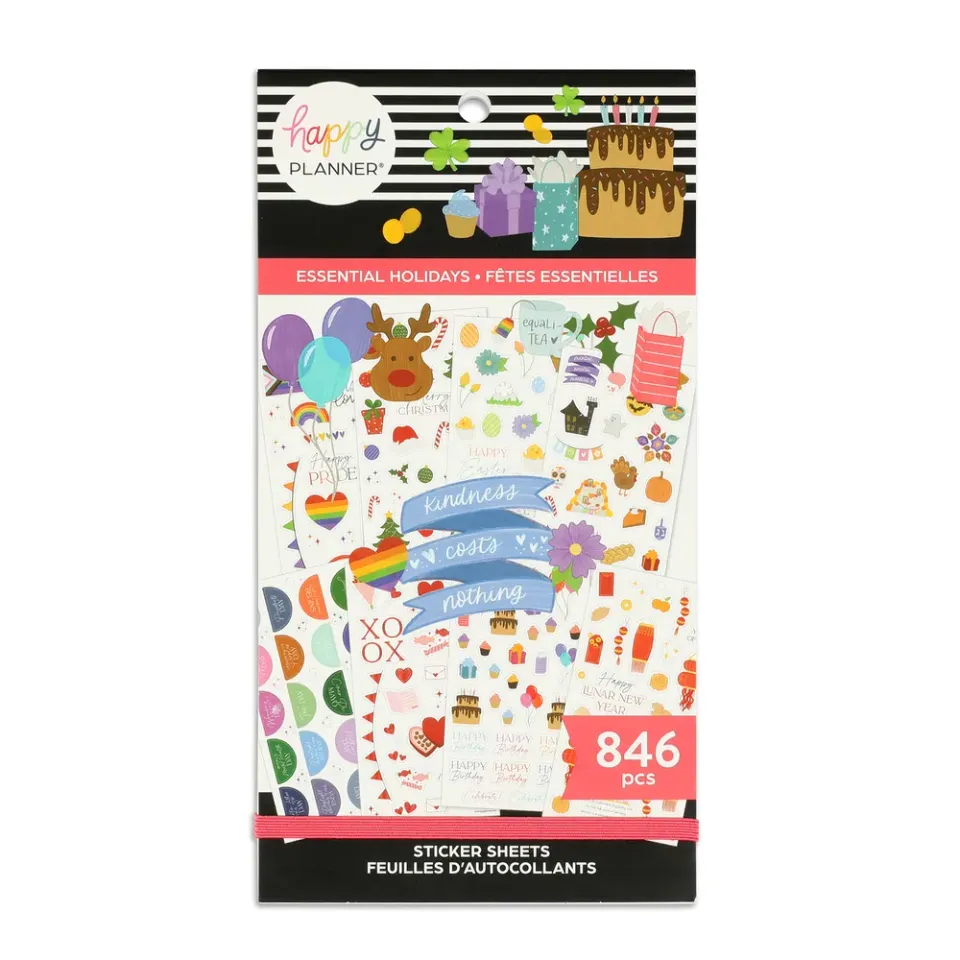 Happy Planner Essential Holidays stickers 30 pages 513