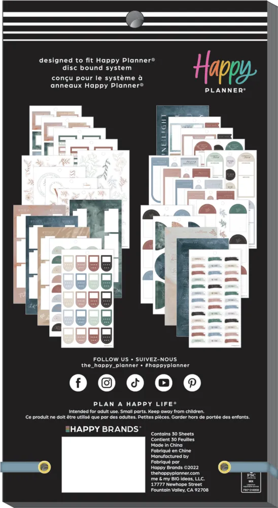 Happy Planner Heal From Within stickers value pack 475 pièces